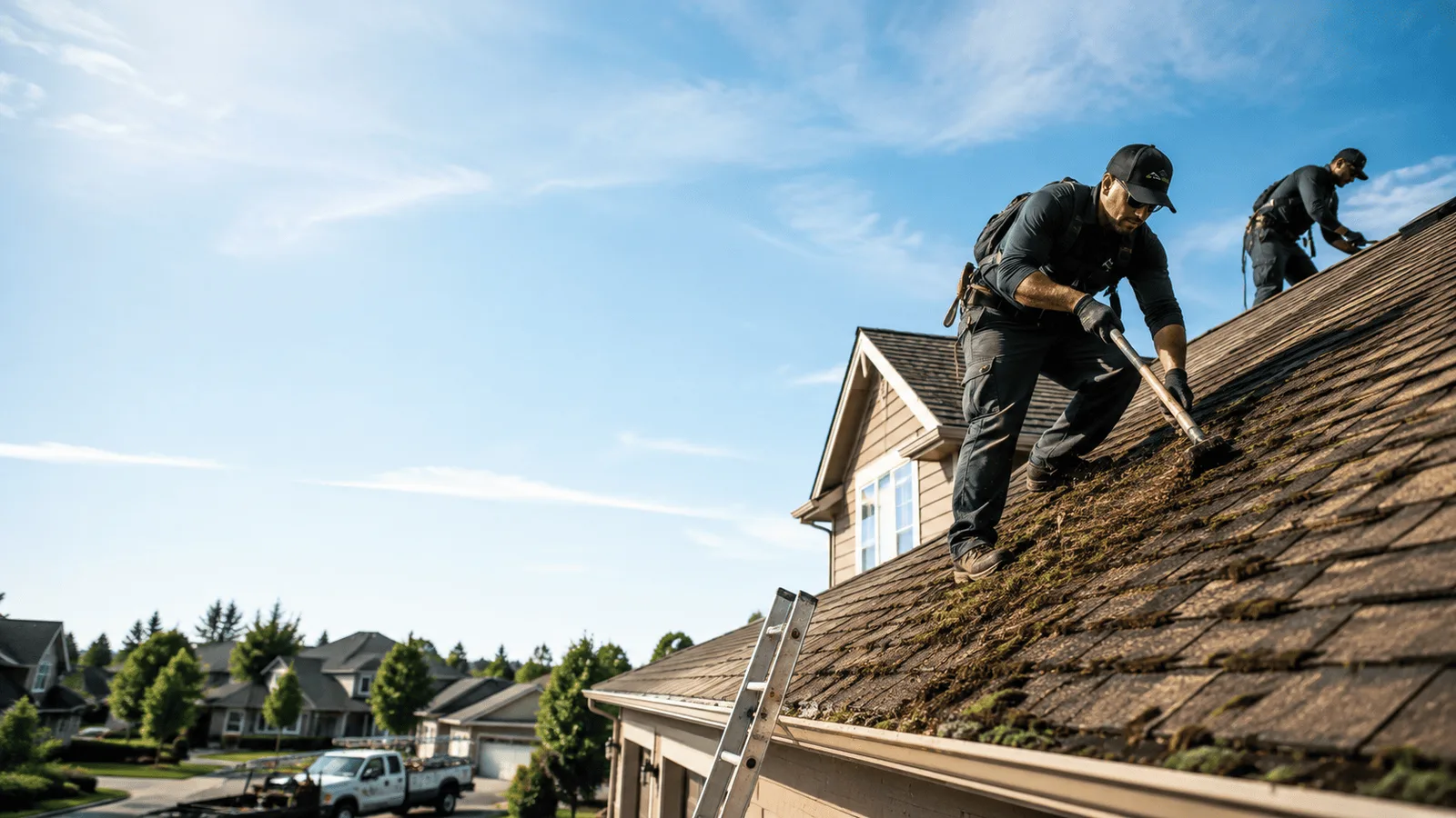 Roof Moss Removal in Burnett, WI near me